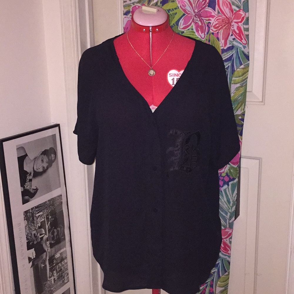 H&M Divided Baseball Blouse